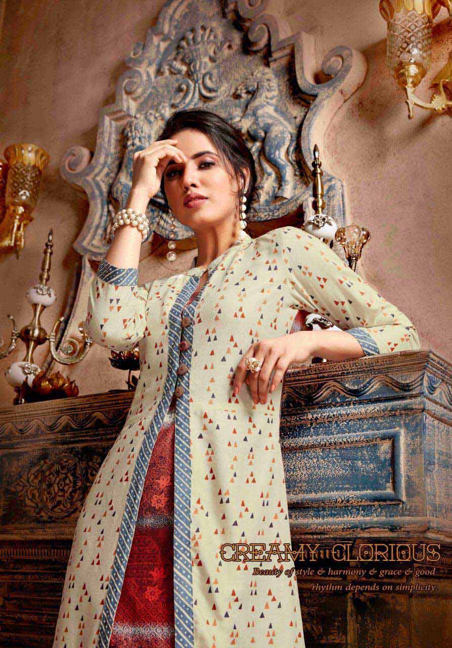 Vintage Vol-3 Kiana Fashion Launch Rayon Long Kurti Vintage Vol-3 Kiana Fashion Launch Rayon Long Kurti